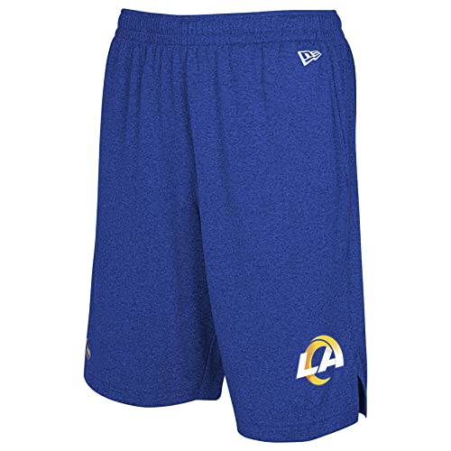 New Era NFL Football Men's Ground Running Performance Casual Shorts, Los Angeles Rams, Small