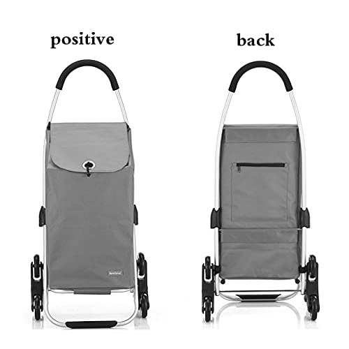 Multifunktions-Einkaufstrolley, Küchenaufbewahrung, Mehrzweckwagen, Einkaufskorb, Einkaufskorb, zusammenklappbar… – Bild 3