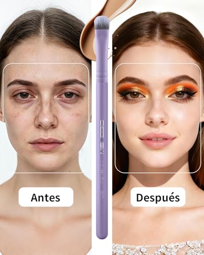 EIGSHOW Pincel De Sombras Con Iones De Plata – Pincel Corrector Profesional – Pincel De Maquillaje Para Ojos De Alta Gama Para Difuminar, Aplicar, Sombrear Y Corregir (E831P) - imagen 4