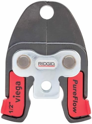 RIDGID 17008 1/2" Pureflow Jaw for Compact Series Press Tools, Lightweight and Compact Press Tool Jaw for 1/2" PEX Pipe Press Connections image 5