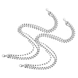 Bijoux occidentaux pour femme cow-girl : les chaînes de chaussures en strass sont brillantes et accrocheuses, idéales pour ajouter une touche de glamour à votre tenue vestimentaire, chaîne de chaussures en strass