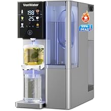 CT910GH 3S Instant Hot Reverse Osmosis Water Filter Countertop RO System with Tea Infuser, NSF/ANSI 372,42,58, 5 Volume & 5 Temp Settings, 31 Pure to Drain, 7-Stage Filtration - Bundle