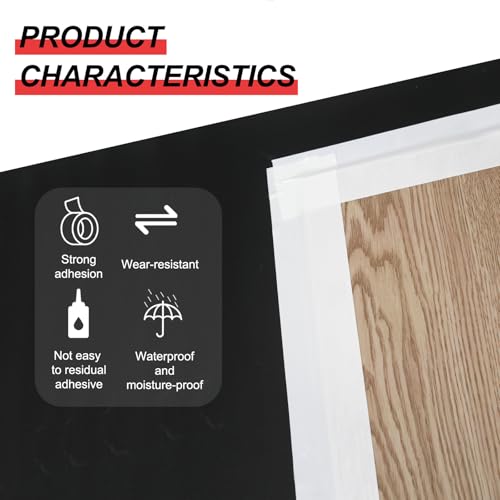 WELSTIK Professional-Klebeband Weiß, wasserdichtes Klebebandgewebe, farbiges Gaffer-Klebeband für Reparaturen, Heimwerken, Basteln, Verwendung im Innen- und Außenbereich, 50 mm x 41 m, Weiß