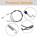 Lssapr 2 Pcs Shifter Cables 2-11082 Replacement for Chuck Wagon Trailmaster Trail Wagon TW400 TW11 TW11R TW413 BD300 CW-11 CW-413 CW-265 Land Master LM650 LM400 Shift Cable UTV Go-Karts Parts
