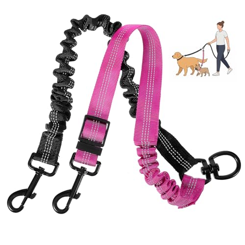 Hundeleine für 2 Hunde, Doppelleine für 2 Hunde Kein Verheddern