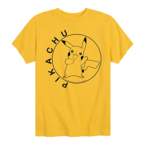 HYBRID APPAREL - Pokémon - Happy Pikachu - Youth Short Sleeve Graphic T- Shirt