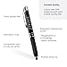 Inkstone Albert Einstein Inspirational Quote Penlight Imagination is Everything Engraved Pen with Stylus Light and Writing Tip