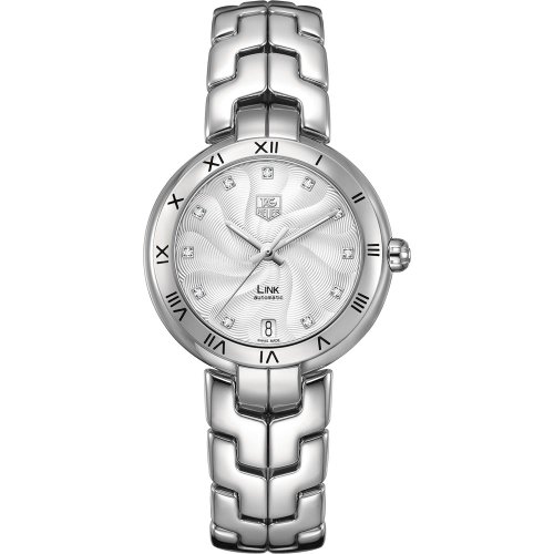 Tag Heuer Link Ladies Diamond Swiss Automatic Watch WAT2311.BA0956