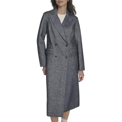 出*m様 Levi's ALL DUTY コート　チャコールグレー　オーバーサイ Levi's Women's Maxi Length Double Breasted Wool Blend Coat