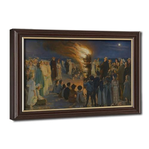Toile Peder Severin Kroyer Midsummers Eve pour déco de salon chaleureuse