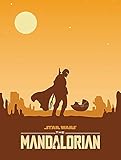 lego star wars 8017 manual Cultura Geek / Pop Star Wars: The Mandalorian WDC100745 - Lienzo Impreso (60 x 80 cm), Multicolor