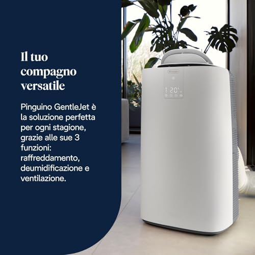Climatiseur mobile Delonghi PAC AP130pi GentleJet Tehnologie Inverter 13 000 Btuh 3 vitesses de ventilation - vue 4