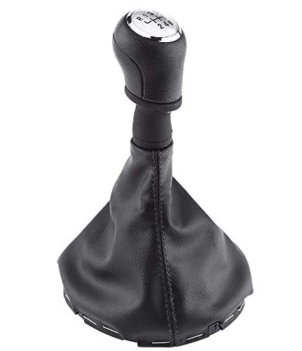 Wolfgo Gear Shift Boot-6 Speed Car Gear Shift Knob Gearstick Gaiter Boot Kit For Transporter T5 / T6 (2003-2011)