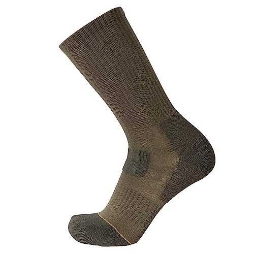Image of EnerWear 6Pack Men's Merino Wool Outdoor Hiking Trail Crew Sock (US 10-13, 1706M)