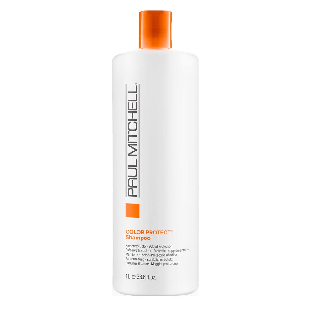 Paul Mitchell Color Protect Shampoo, Prevents Fade + Adds Shine, For Color-Treated Hair