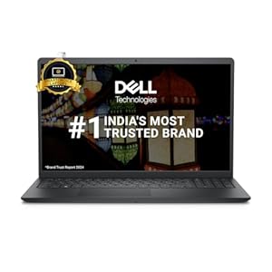 Dell [Smartchoice] Core i3-1215U, 12th Gen (8GB RAM/512GB SSD/FHD/Window 11/MS Office’ 21/15″(38 cm)/15 Month McAfee/Black/1.48kg Laptop