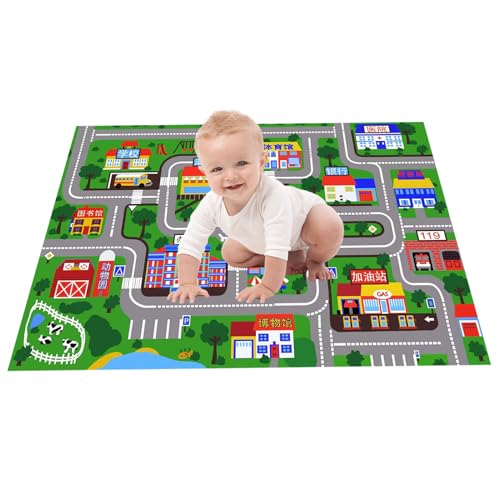 Jouets éducatifs de grande ville sous forme de tapis d'éveil interactif