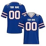 Custom Replica Football Jerseys Personalized Customized Name Number Sports Shirts Uniform Football Gifts for Men Women Youth