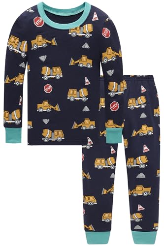 Image of Dolphin&Fish Boy Pajamas Toddler Kids Pjs Set Cotton Soft Clothes Sleepwear