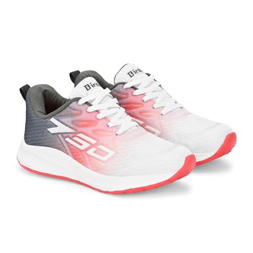 Image of Birde Men's Sports Shoes | Lightweight Running Shoes for Men | Breathable Walking Shoes with Cushioned EVA Sole | Comfortable Gym Sneakers