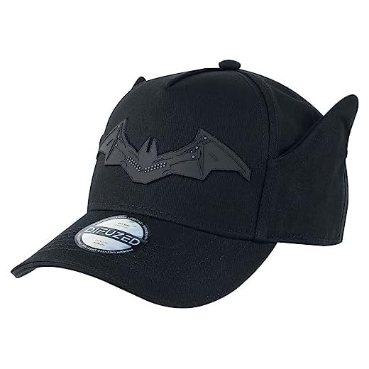Batman Gorro/Sombrero, Negro, Talla única para Hombre