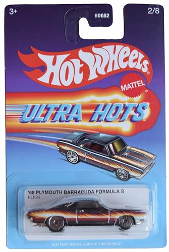 Hot Wheels 68 Plymouth Barracuda Formula S Negro miniatura 1
