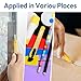 rabbitgoo Window Tint Kit, Window Privacy Film Installation Tint Tools, 3 Pieces Easy to Apply Frosted Glass Stained Glass Privacy Film Application Kit Include Squeegee, Utility Knife, Spray Bottle