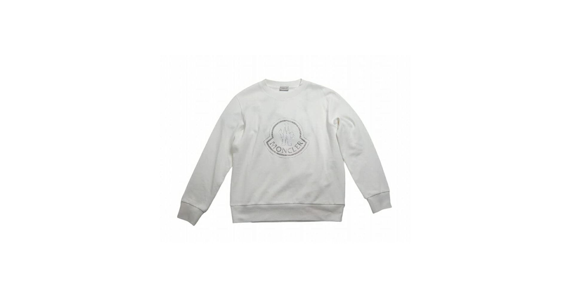 最新モデルMONCLERモンクレール★ラインストーンロゴトレーナー MONCLER モンクレール スウェット 8G00053 899TR レディース