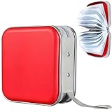 ATEK 40-Disc CD/DVD Wallet – Red Portable CD/Blu-ray Holder, Hard Plastic Case, Scratch-Resistant & Dustproof Disc Organizer for Car, Office & Home Storage - Image 1