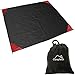 Produktbild CampTeck U6819 Taschen Picknickdecke Outdoor(140 x 170 cm) Taschenunterlegplane Wasserfest Polyester Pocket Blanket für Outdoor, Wandern, Strand, Campen, Fischen, Reisen mit Tragetasche - Schwarz