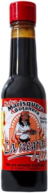 La Negra Hot | Salsa Marisquera & Botanera | (Pack of 1 - 5.4 Oz)