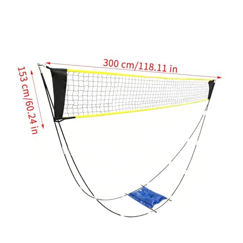 Filet de sport portable à installation rapide et structure pliante stable