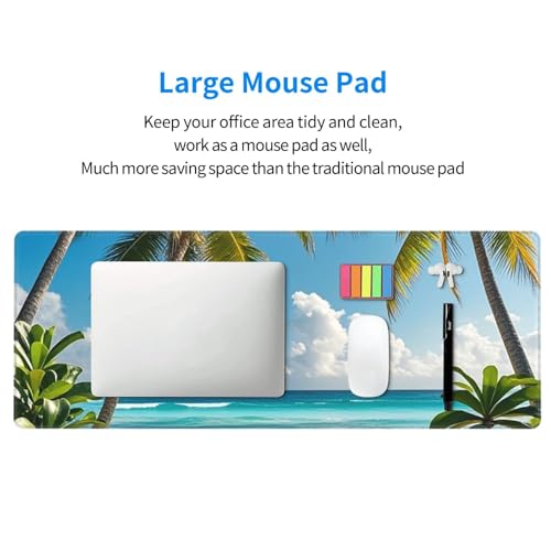 Tapis de souris de jeu XXL à bords cousus pour glisse fluide et précise - 6