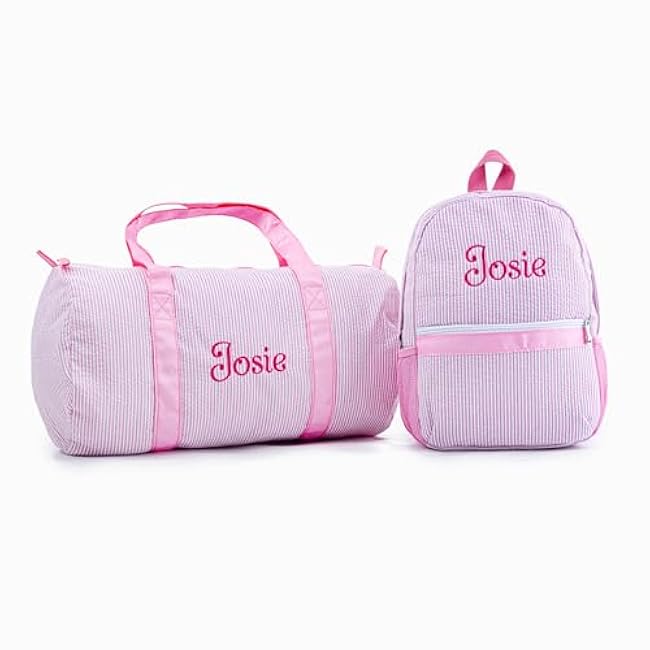 MT WORLD Daycare Backpacks with Lunch Boxes Set,Personalized Checkered Backpacks and Lunchboxes,Travel Daypack with Lunch Bag,Purple Checkered Daypack Lunchbags Set