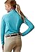 ARIAT Unisex Youth Sunstopper 2.0 1/4 Zip Baselayer, Maui Blue, Size XX-Large