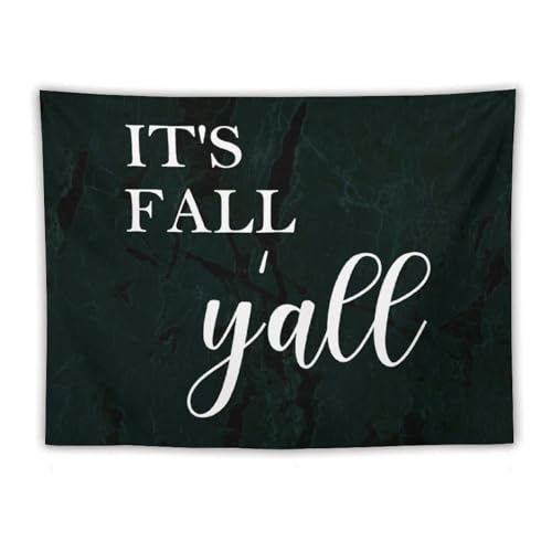 Tapiz de pared It's Fall Y'all Yelolyio textil decorativo facil de colgar