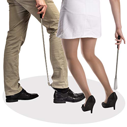 image for FOOTMATTERS Long Handled Adjustable Expander Shoe Horn - Extendable & 