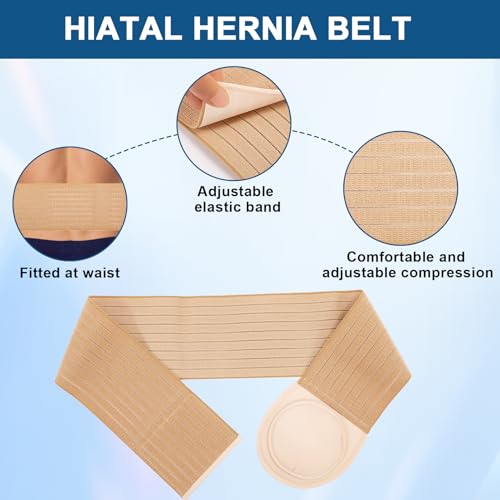 Faja para hernia umbilical para hombres y mujeres, soporte ajustable XL miniatura 3