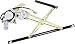 Evan-Fischer EVA16772025941 Window Regulator Power With Motor Front Driver Side Replaces Partslink# HO1350110