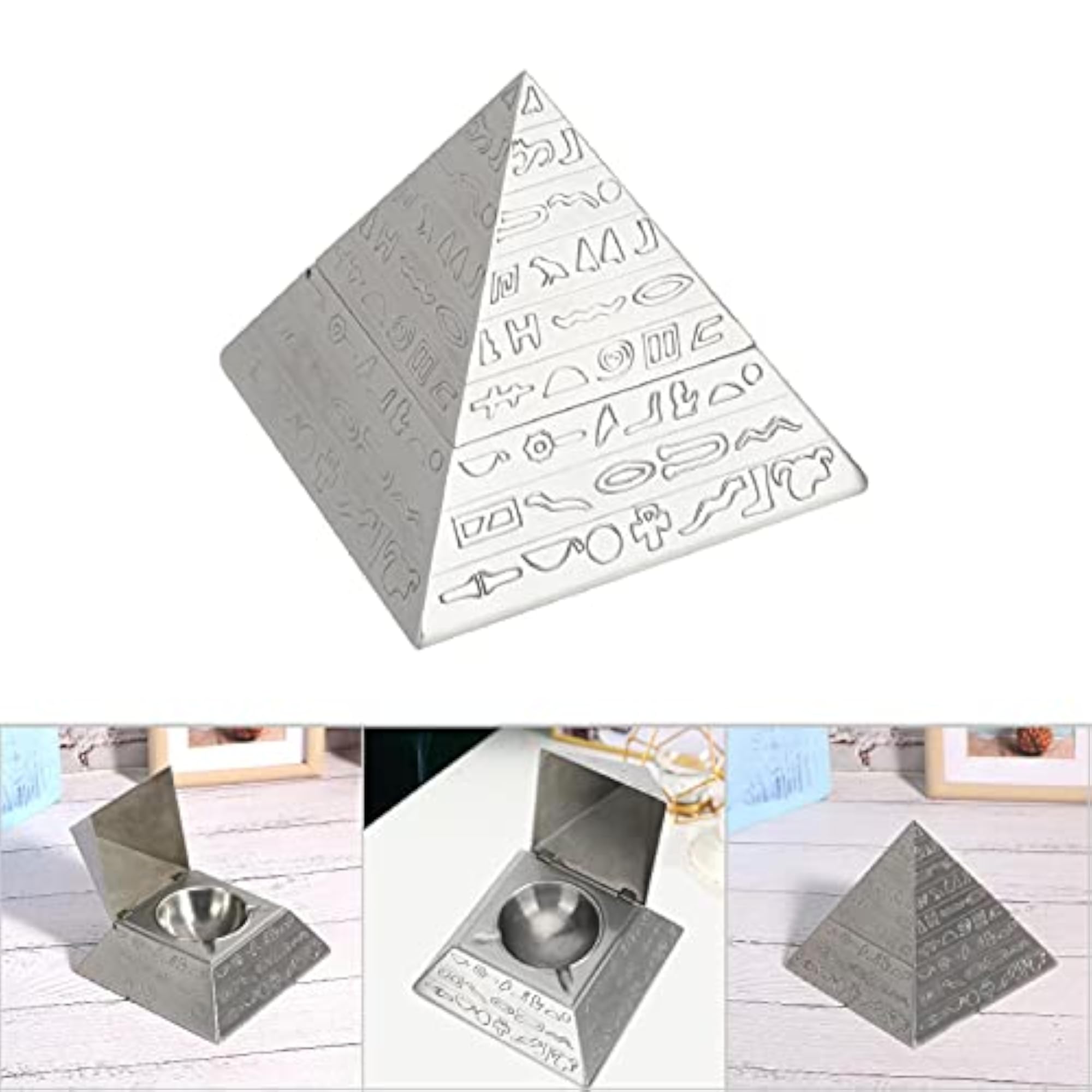 Egyptian Pyramids Shape Durable Office Ashtray