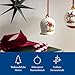 Villeroy & Boch – Annual Christmas Edition 2024 Ornament, Bell, Christmas Bell, Tree Decoration, Exclusive Collector's Piece, Premium Porcelain, 2.25x2.25x2.75 in