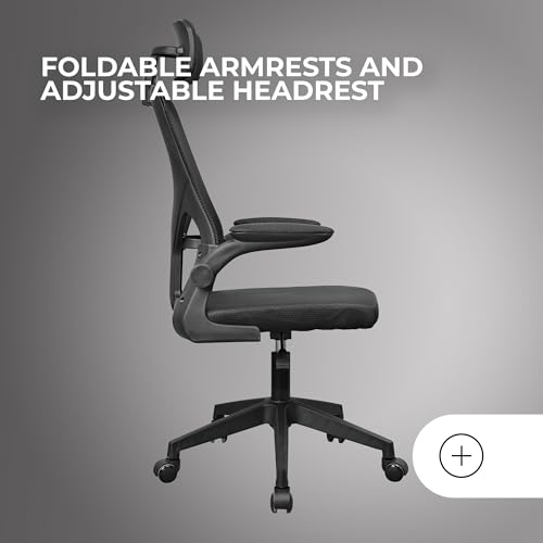 MGC-ERGOPLUS, Sedia Ergonomica Professionale, Supporto Lombare Dinamico Adattabile, Rete Traspirante, Altezza Regolabile 115 e 125cm, Braccioli Pieghevoli, Poggiatesta Regolabile, Nero - Sedia gaming - Immagine 2