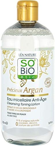 So'Bio Étic Précieux Argan Cosmebio Cleansing Toning Lotion, 500 ml, 1334516