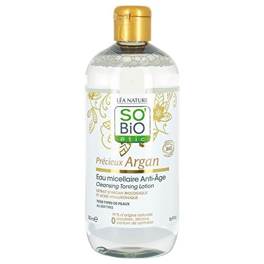 SO'BiO etic Precieux Argan Eau Micellaire Anti-Age - 500ml