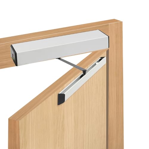 99 Automatic Swing Door Opener Closer Kit Electric Gate Operator Complete Kit Door Weight 240LBS Width 3FT Heavy Duty Swing Door Opener and Closer with 2 Remote Controller 65W Time 30s