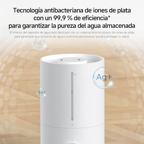 Miniatura 6 de Xiaomi Humidifier 2 Lite - Humidificador Con Humidificación De 300 Ml H, Depósito De Agua Con Una Eficiencia Antibacteriana Del 99,9 , 4 L De Capacidad, Blanco Versión Es 3 Años De Garantía