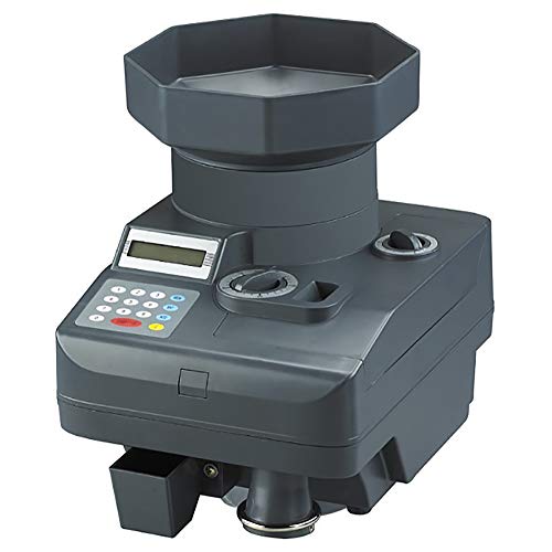 PSE認証コインカウンター 硬貨計数機 COIN COUNTER マネーカウンター (gray)