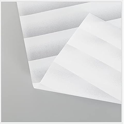 ZHIHEHE Privacy Window Film Self Adhesive Stripe Privacy Film Blinds Stripe Glass Window Film Stripe Pattern Stickers Opaque No Glue Anti UV(Size:50cm×1m,Color:louver) Cover