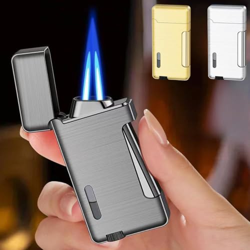 Encendedor Dual Jet para Cigarros Resistente al Viento miniatura 3