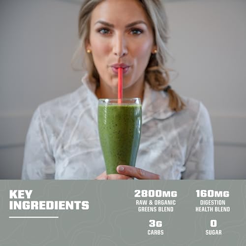 MTN OPS Eva Shockey Signature Series Super Greens Organic Super Foods Powder, Strawberry, 30 Servings, Strawberry, 4.4 Ounce - Thumbnail 5